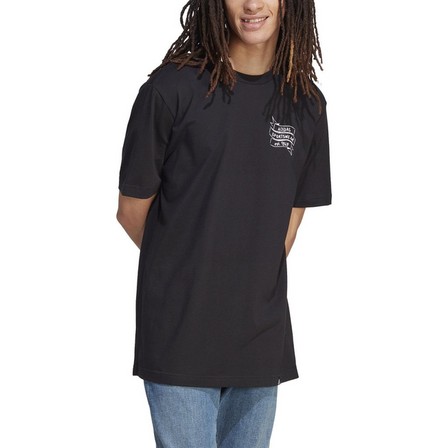 Men Sportswear Brand Love T-Shirt, Black, A701_ONE, large image number 0