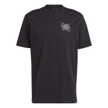 Men Sportswear Brand Love T-Shirt, Black, A701_ONE, large image number 1