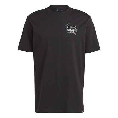 Men Sportswear Brand Love T-Shirt, Black, A701_ONE, large image number 2