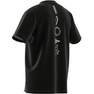 Men Sportswear Brand Love T-Shirt, Black, A701_ONE, thumbnail image number 6