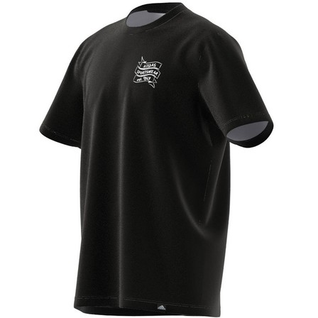 Men Sportswear Brand Love T-Shirt, Black, A701_ONE, large image number 13