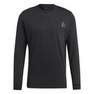 Men Adidas Sportswear City Escape Long Sleeve Pocket T-Shirt, Black, A701_ONE, thumbnail image number 1