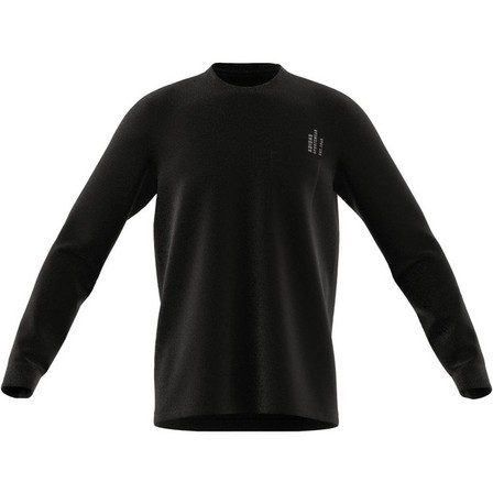 Men Adidas Sportswear City Escape Long Sleeve Pocket T-Shirt, Black, A701_ONE, large image number 14