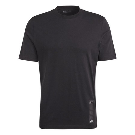 Men Sportswear City Escape Split-Hem T-Shirt, Black, A701_ONE, large image number 1