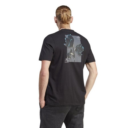 Men Sportswear City Escape Split-Hem T-Shirt, Black, A701_ONE, large image number 3