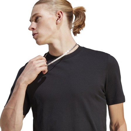 Men Sportswear City Escape Split-Hem T-Shirt, Black, A701_ONE, large image number 5