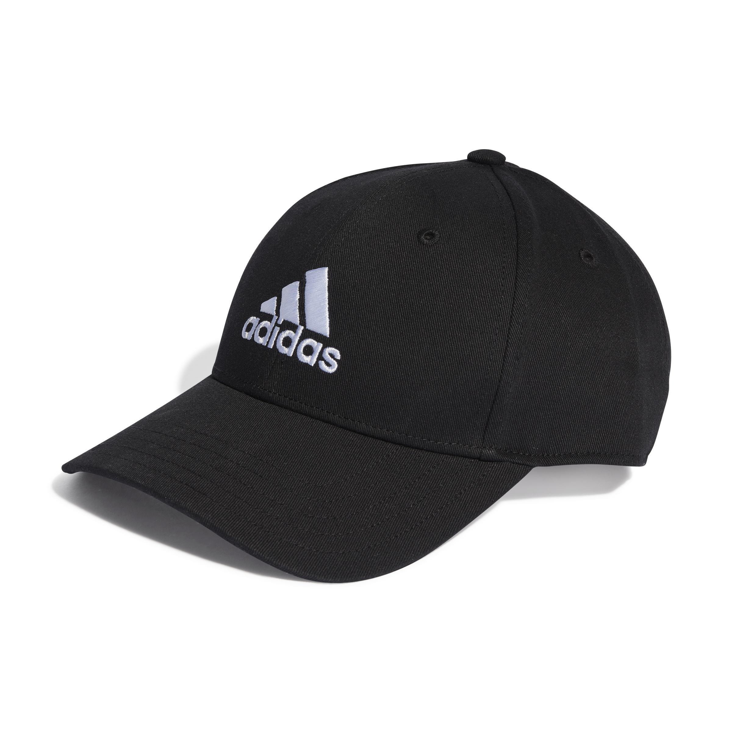 adidas - Unisex Cotton Twill Baseball Cap, Black