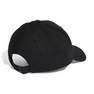 Unisex Cotton Twill Baseball Cap, Black, A701_ONE, thumbnail image number 1