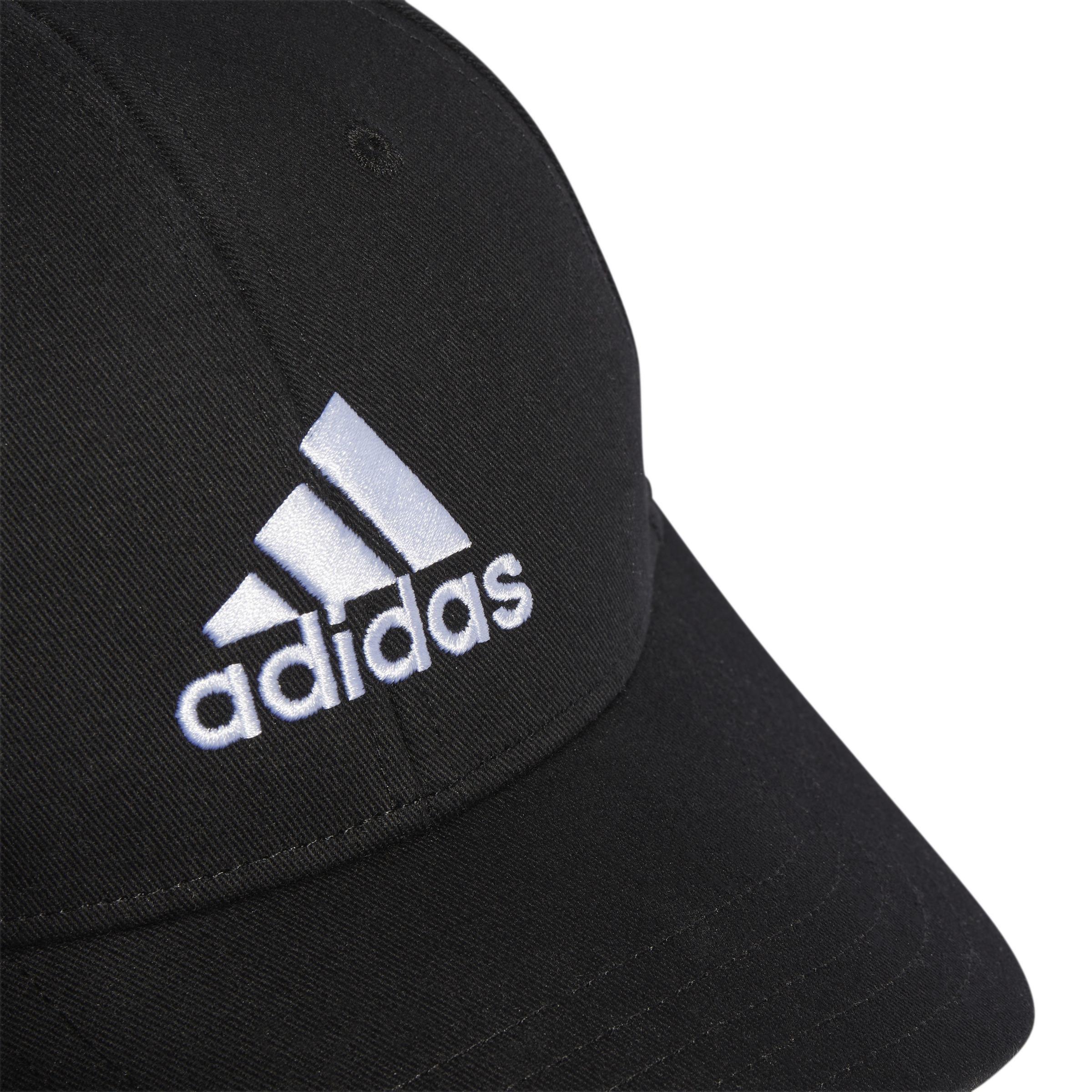 adidas - Unisex Cotton Twill Baseball Cap, Black