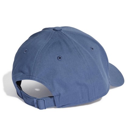 Unisex Cotton Twill Baseball Cap, Blue, A701_ONE, large image number 1
