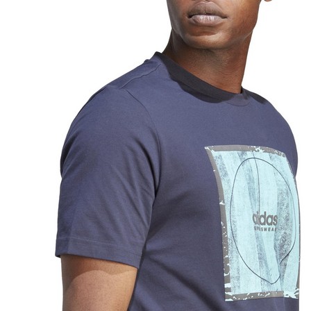 Men Tiro Box Graphic T-Shirt, Navy, A701_ONE, large image number 4