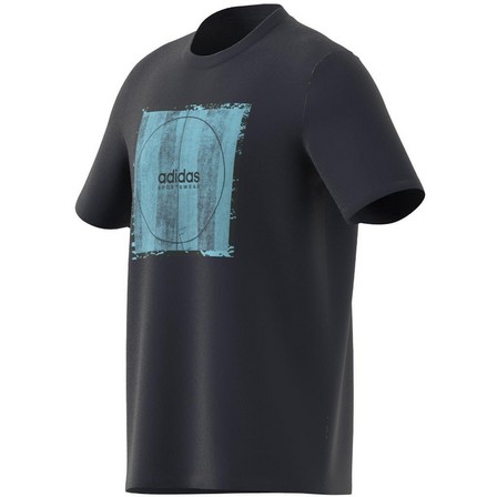 Men Tiro Box Graphic T-Shirt, Navy, A701_ONE, large image number 12