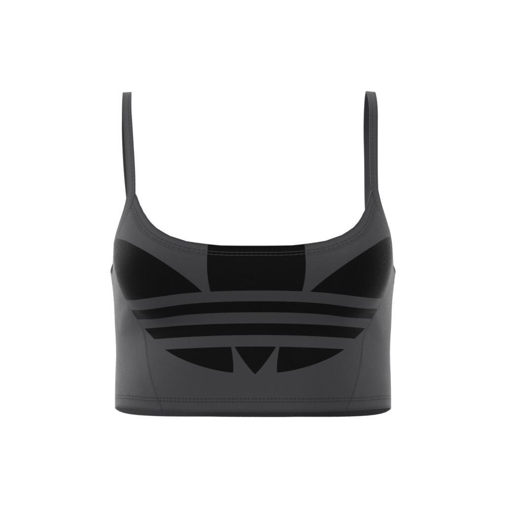 Women Large Trefoil Bra Top, Grey, A701_ONE, large image number 8