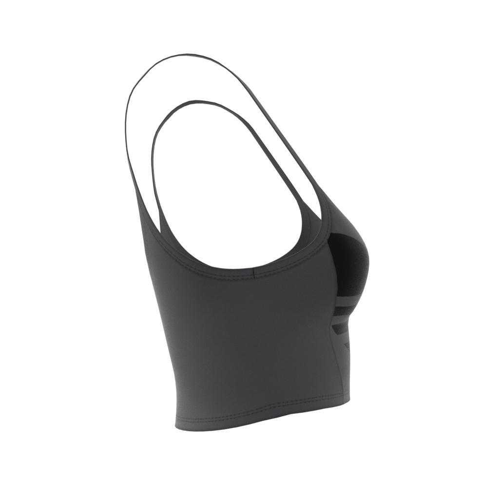 Women Large Trefoil Bra Top, Grey, A701_ONE, large image number 23