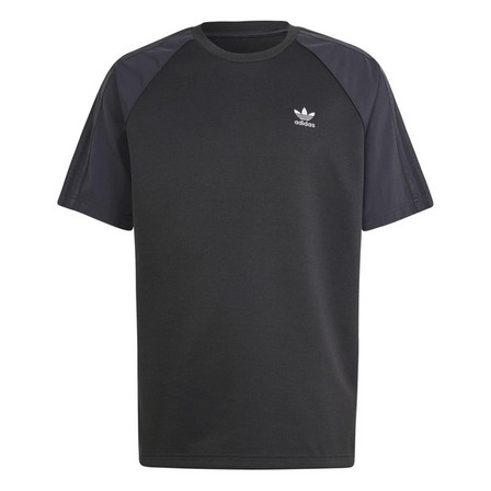 Men Adicolor Re-Pro Sst Material Mix T-Shirt, Black, A701_ONE, large image number 0