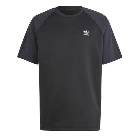 Men Adicolor Re-Pro Sst Material Mix T-Shirt, Black, A701_ONE, large image number 1