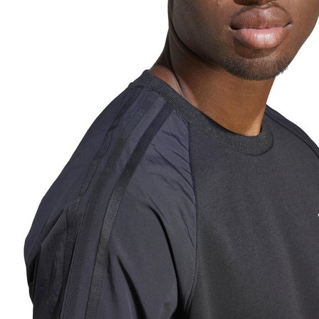 Men Adicolor Re-Pro Sst Material Mix T-Shirt, Black, A701_ONE, large image number 5