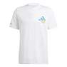 Men Aeroready Tennis Printed T-Shirt, White, A701_ONE, thumbnail image number 2