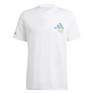 Men Aeroready Tennis Printed T-Shirt, White, A701_ONE, thumbnail image number 3