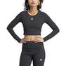 Women Essentials Rib Long-Sleeve Top, Black, A701_ONE, thumbnail image number 4