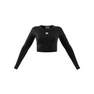 Women Essentials Rib Long-Sleeve Top, Black, A701_ONE, thumbnail image number 13