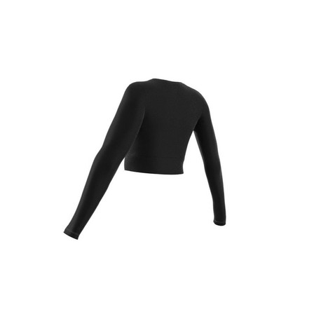 Women Essentials Rib Long-Sleeve Top, Black, A701_ONE, large image number 14