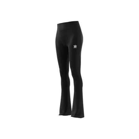 Women Essentials Rib Flared Joggers Black, A701_ONE, large image number 7