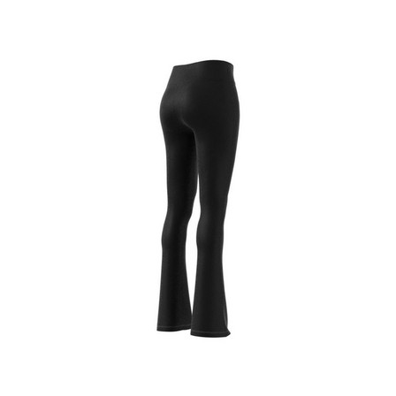 Women Essentials Rib Flared Joggers Black, A701_ONE, large image number 9