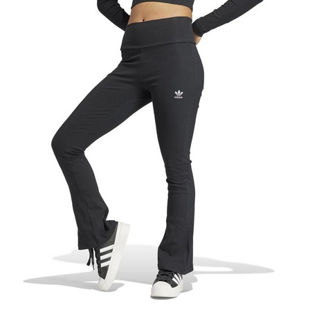 Women Essentials Rib Flared Joggers Black, A701_ONE, large image number 11