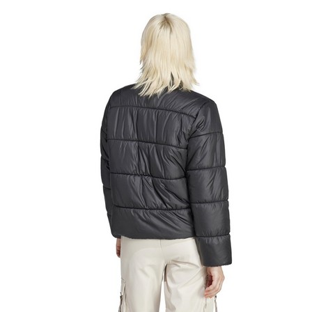 Women Adicolor Puffer Jacket, Black, A701_ONE, large image number 3