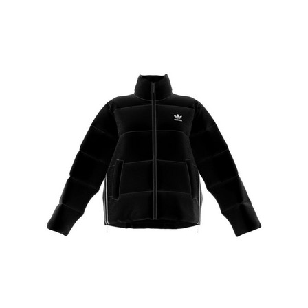Women Adicolor Puffer Jacket, Black, A701_ONE, large image number 12