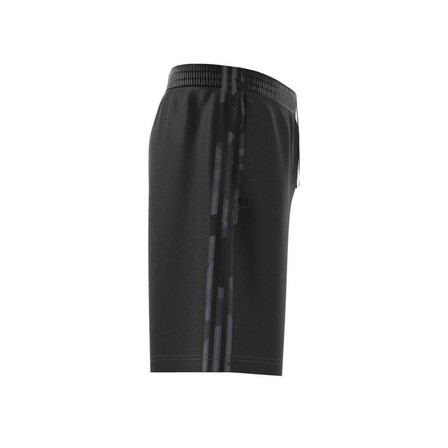 Men Graphics Camo Stripe Shorts, Black, A701_ONE, large image number 13