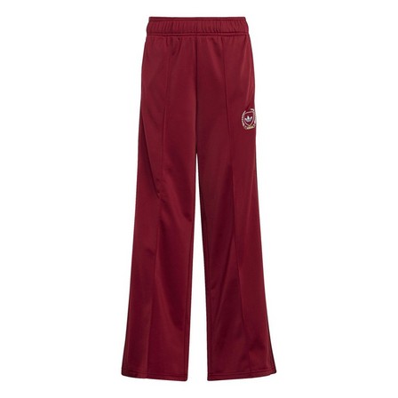 Unisex Kids Graphic Pack Wide Leg Tracksuit Bottoms, Burgundy, A701_ONE, large image number 1