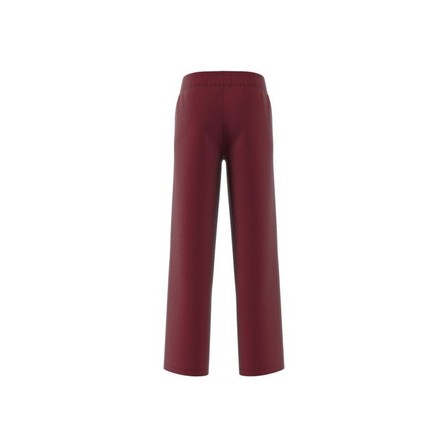 Unisex Kids Graphic Pack Wide Leg Tracksuit Bottoms, Burgundy, A701_ONE, large image number 10