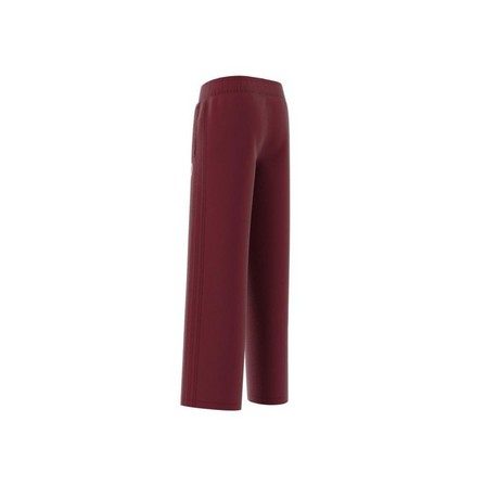 Unisex Kids Graphic Pack Wide Leg Tracksuit Bottoms, Burgundy, A701_ONE, large image number 12