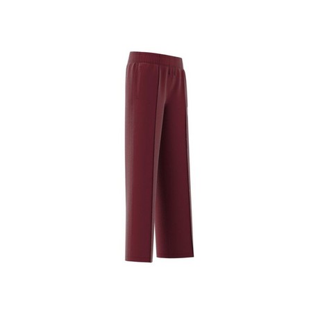 Unisex Kids Graphic Pack Wide Leg Tracksuit Bottoms, Burgundy, A701_ONE, large image number 13