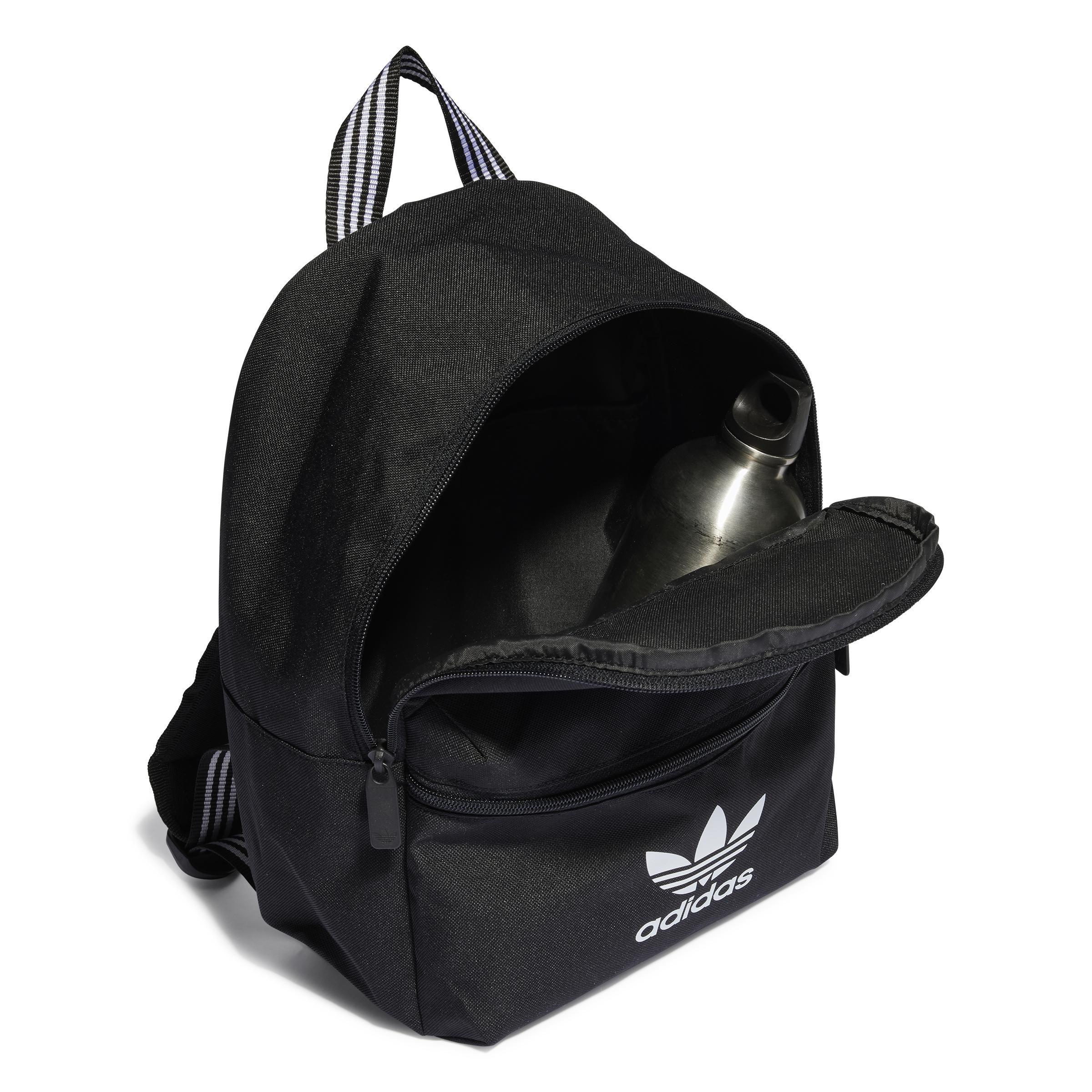 Unisex Small Adicolor Classic Backpack, Black, A701_ONE, large image number 1