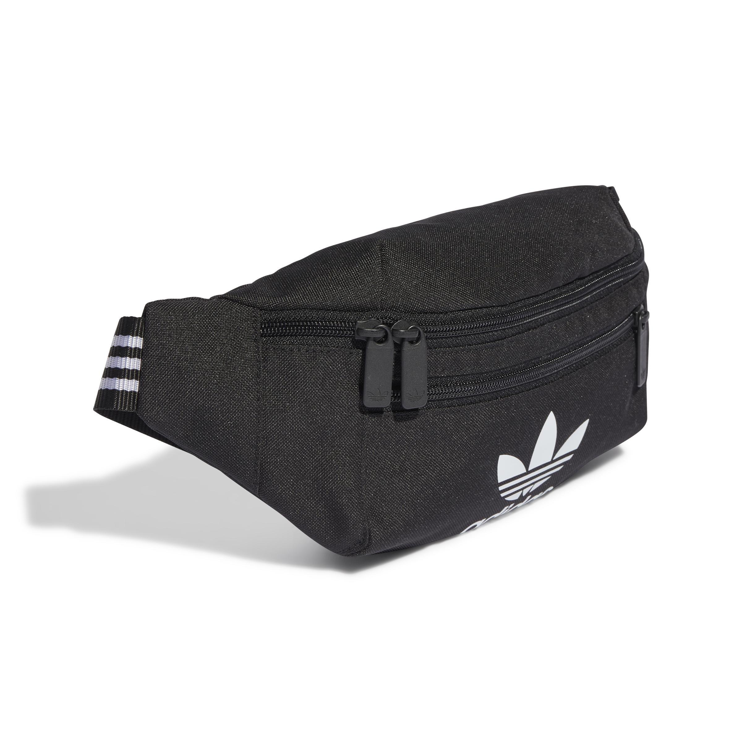 Unisex Adicolor Classic Waist Bag, Black, A701_ONE, large image number 2