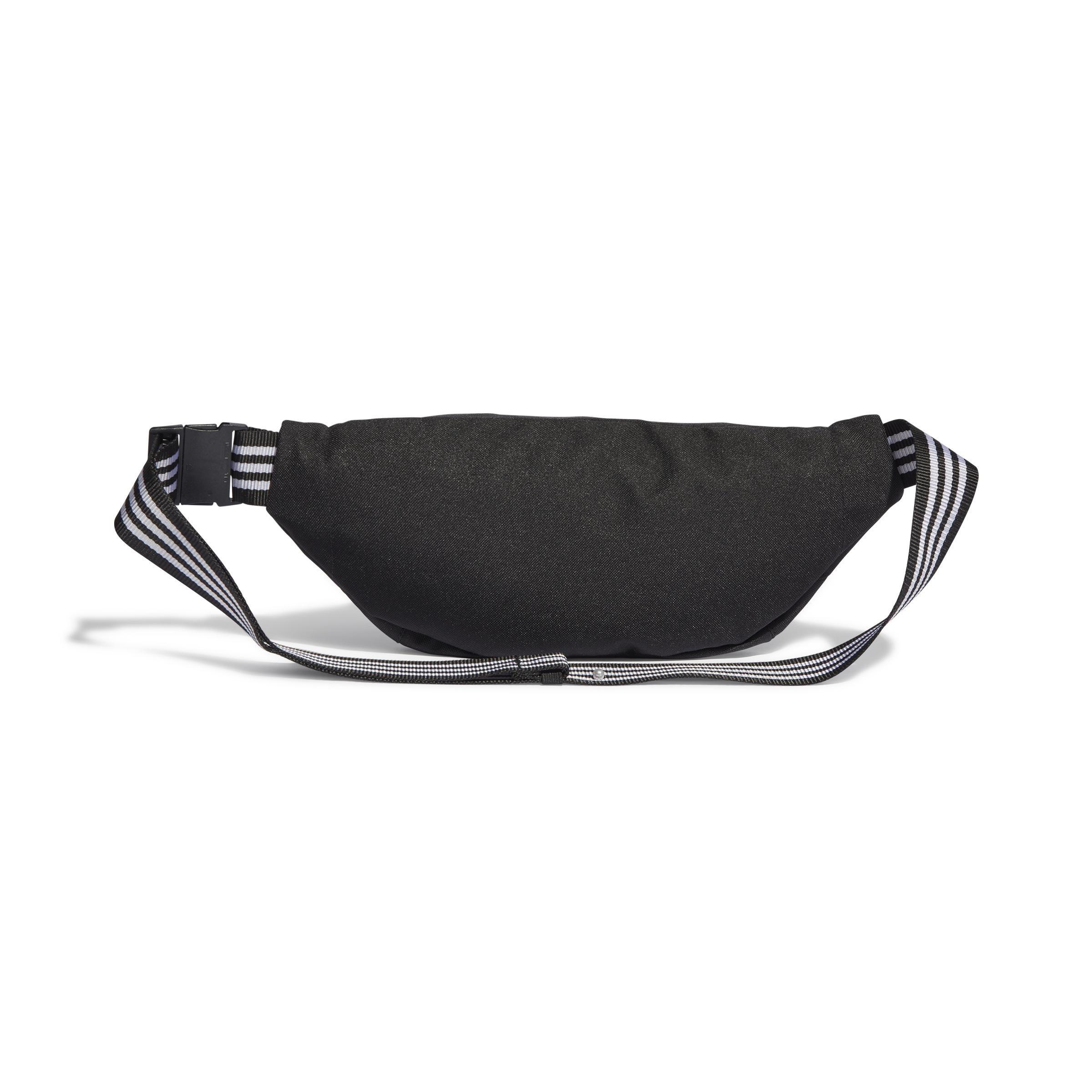 Unisex Adicolor Classic Waist Bag, Black, A701_ONE, large image number 3