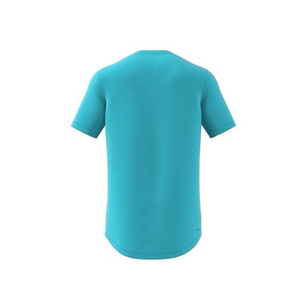 Men Club 3-Stripes Tennis T-Shirt, Blue, A701_ONE, large image number 11