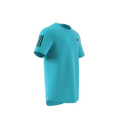 Men Club 3-Stripes Tennis T-Shirt, Blue, A701_ONE, large image number 15
