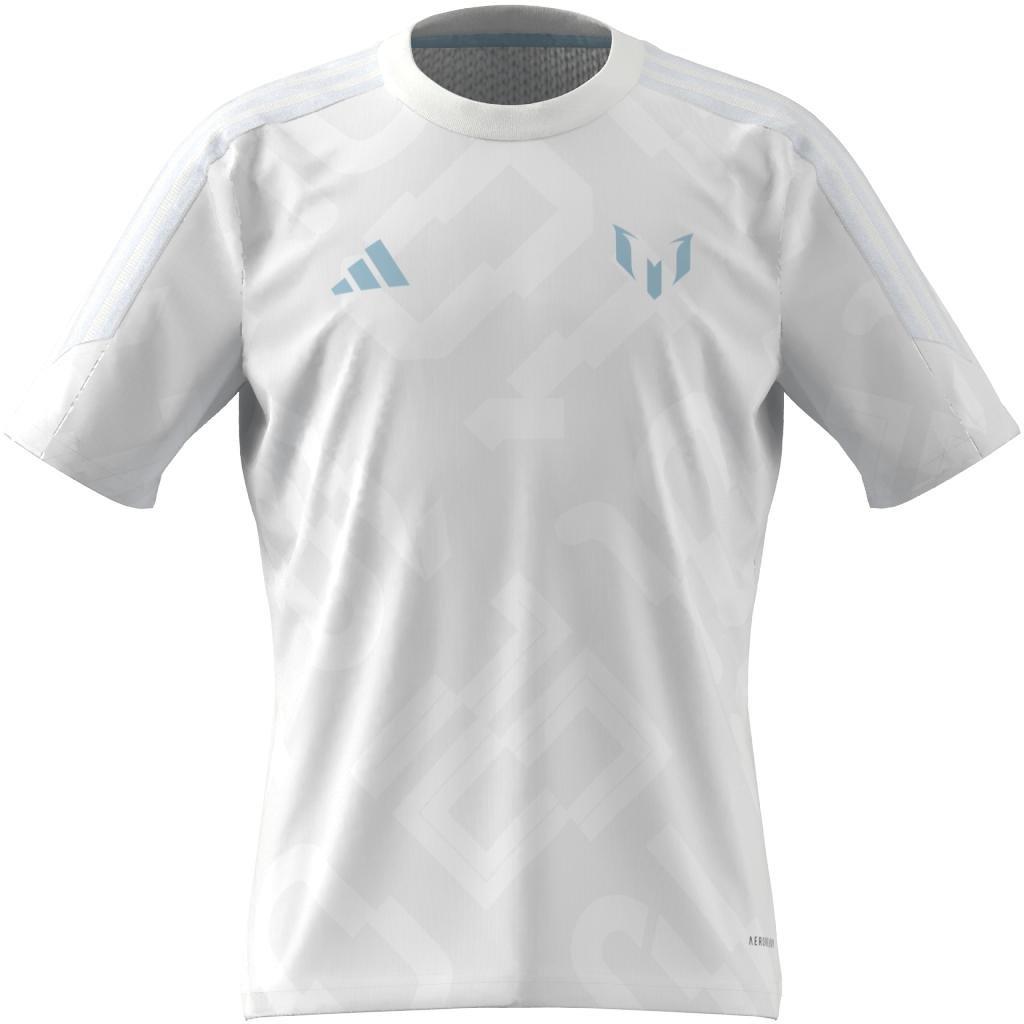 Unisex Kids Messi Training Jersey, White, A701_ONE, large image number 8