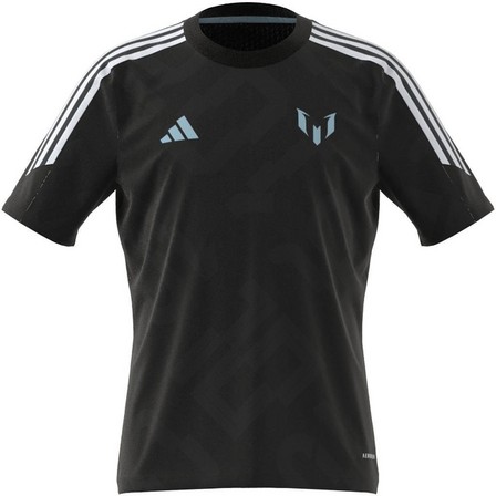 Kids Unisex Messi Training Jersey, Black, A701_ONE, large image number 13