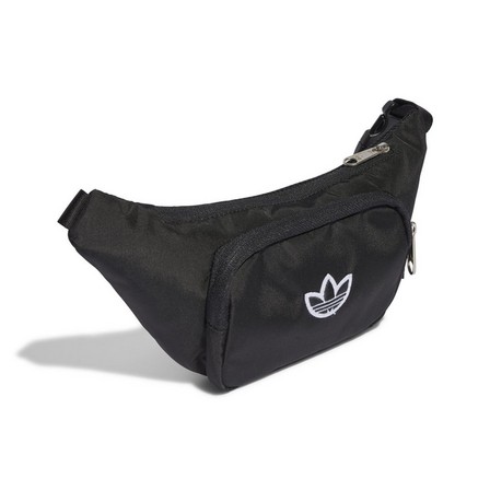 Unisex Premium Essentials Waist Bag, Black, A701_ONE, large image number 0