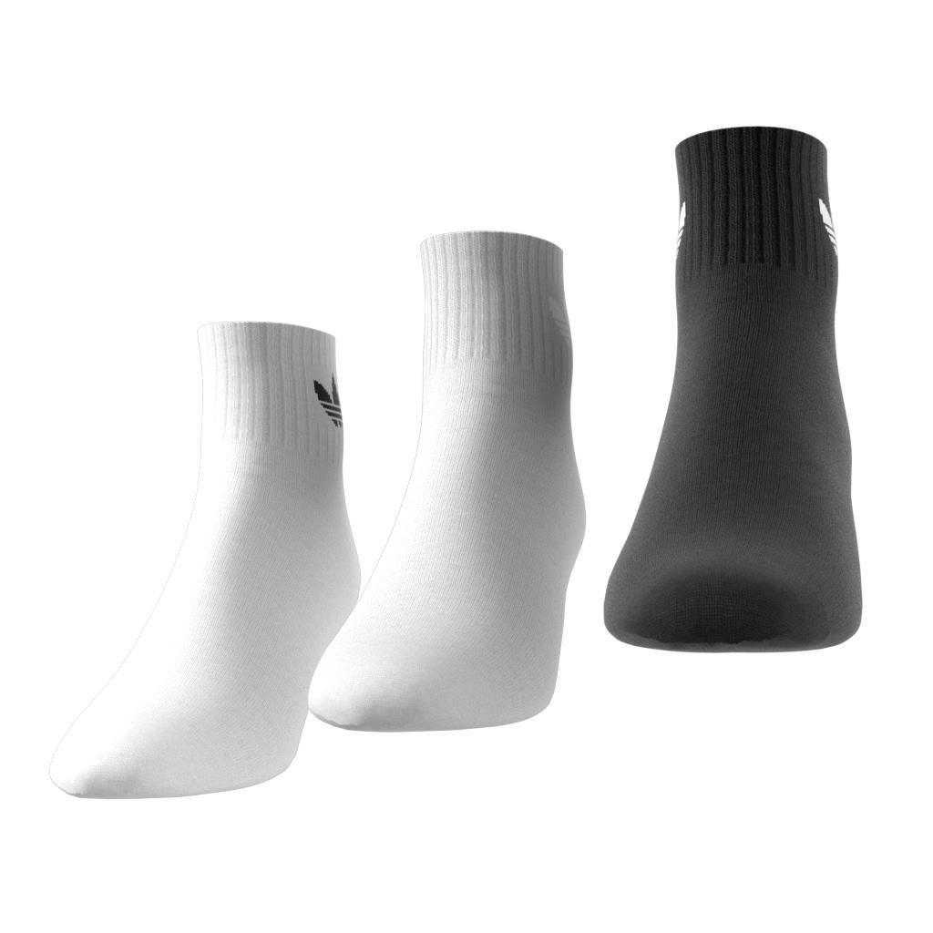 Unisex Mid Crew Socks 3 Pairs, Multicolour, , large image number 6