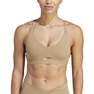 Women Yoga Studio Luxe Light-Support Bra, Beige, A701_ONE, thumbnail image number 0