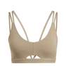 Women Yoga Studio Luxe Light-Support Bra, Beige, A701_ONE, thumbnail image number 1