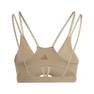 Women Yoga Studio Luxe Light-Support Bra, Beige, A701_ONE, thumbnail image number 4
