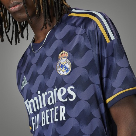 Men Real Madrid 23/24 Away Jersey, Blue, A701_ONE, large image number 7