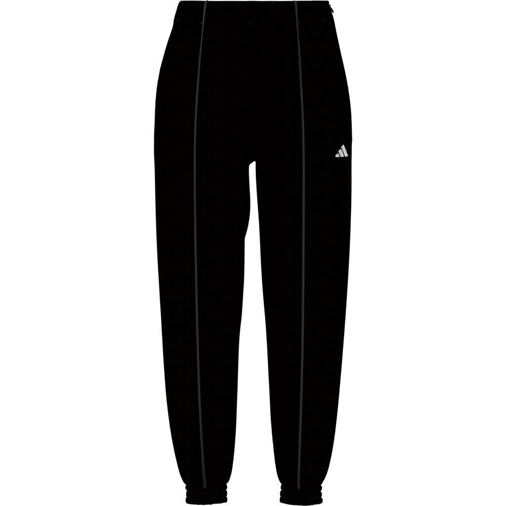 Women Aeroready Train Essentials Minimal Branding Woven Joggers, Black, A701_ONE, large image number 3